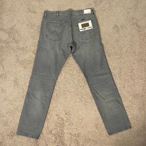 Wrangler 11 MWZ Men's Western Zipper Jeans Slim Gray 34 x 34